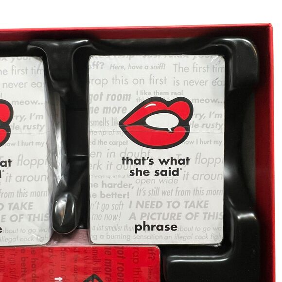 That's What She Said Game Party Card Game 17+ Complete Hilarious NSFW Humo - Picture 5 of 9